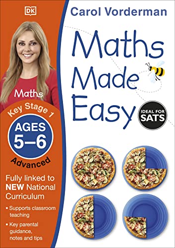 Maths Made Easy: Advanced, Ages 5-6 (Key Stage 1): Supports the National Curriculum, Maths Exercise Book (Made Easy Workbooks)